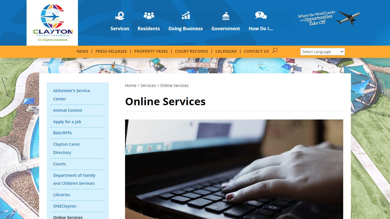 Online Services | Clayton County, Georgia